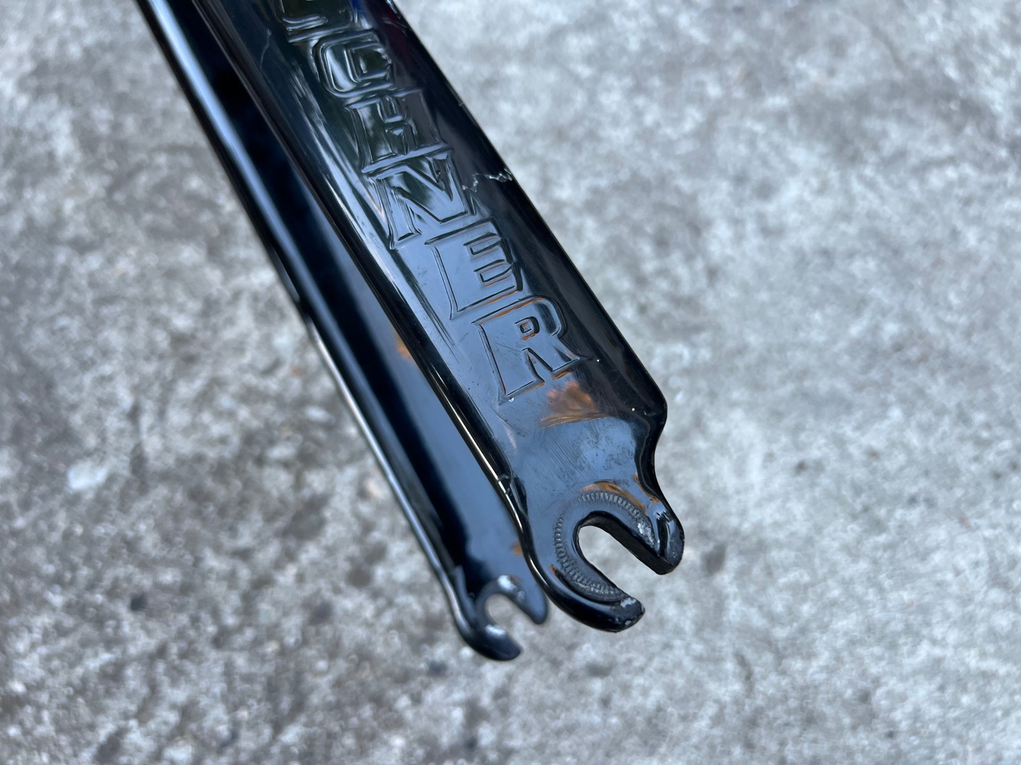 Giant Teschner 1” Threadless 6” Steerer Carbon Fork Orange Black Vintage Road Bike