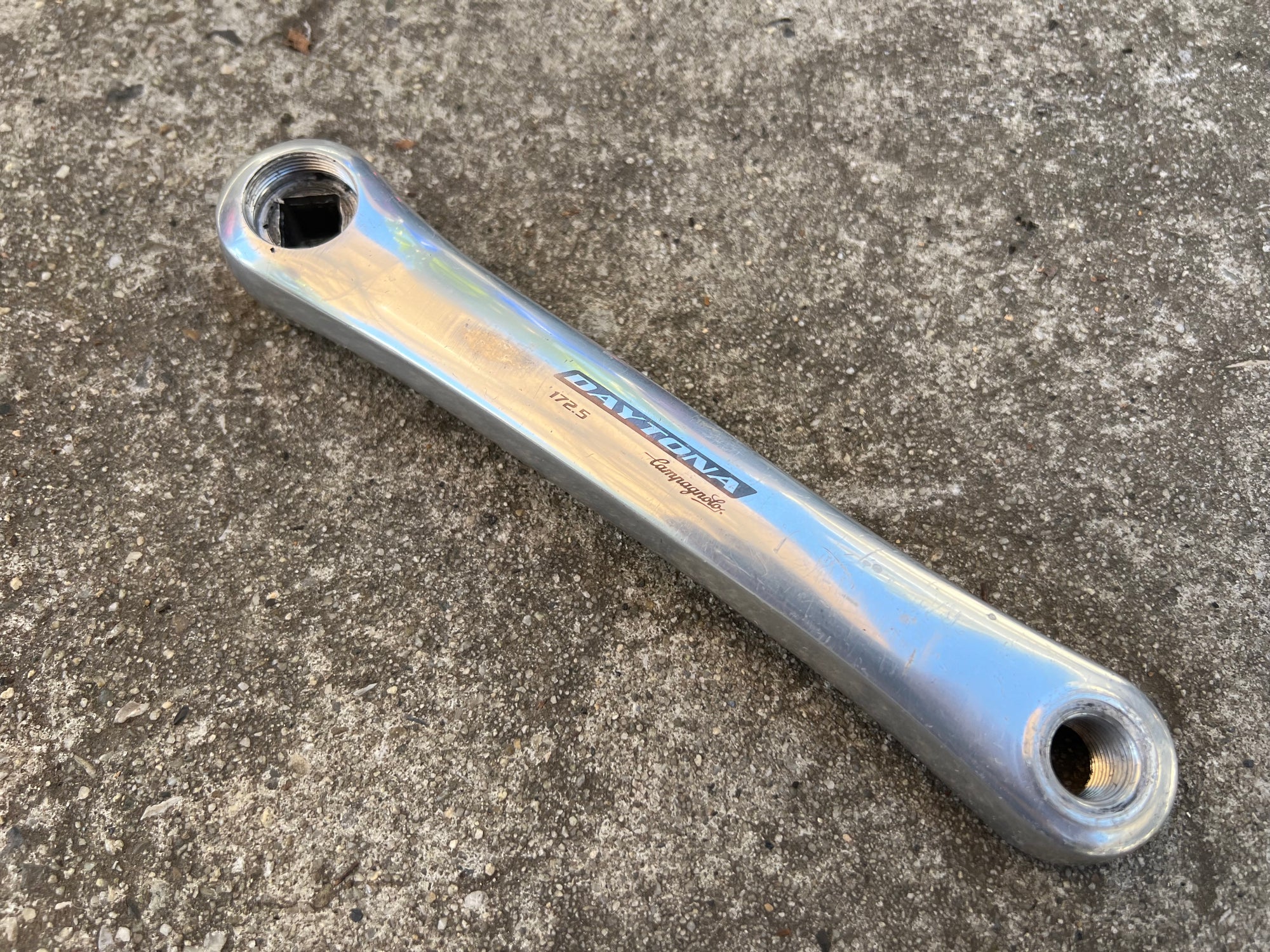 Campagnolo Daytona 53/39T 172.5mm 10 Speed Double Crankset Road Silver