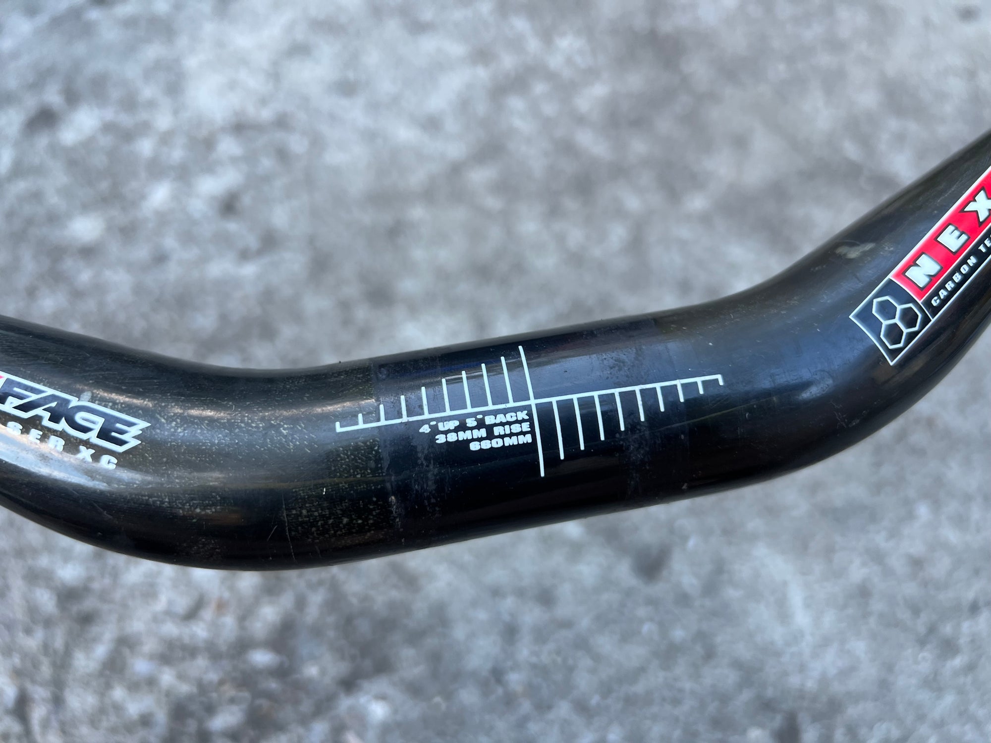Raceface Next Riser XC  31.8x660mm MTB Black Carbon Bars