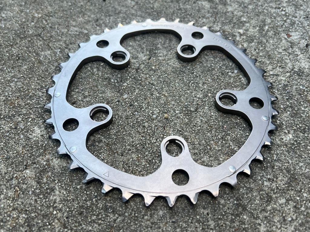 NOS Shimano Dura Ace 7703 39T 130/92 BCD Middle Chainring For Triple Crankset