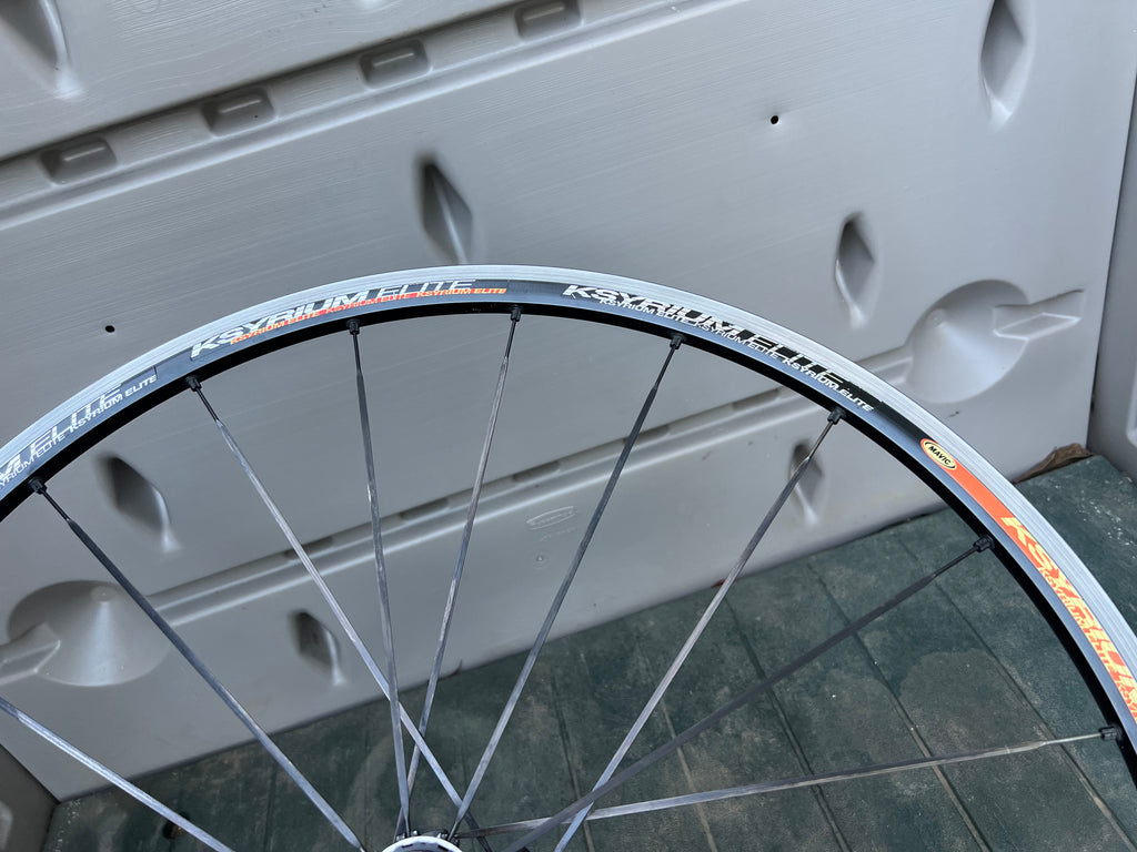 Mavic Ksyrium Elite 700c Clincher 8/9/10/11 Speed Shimano Black Road Wheelset Wheels