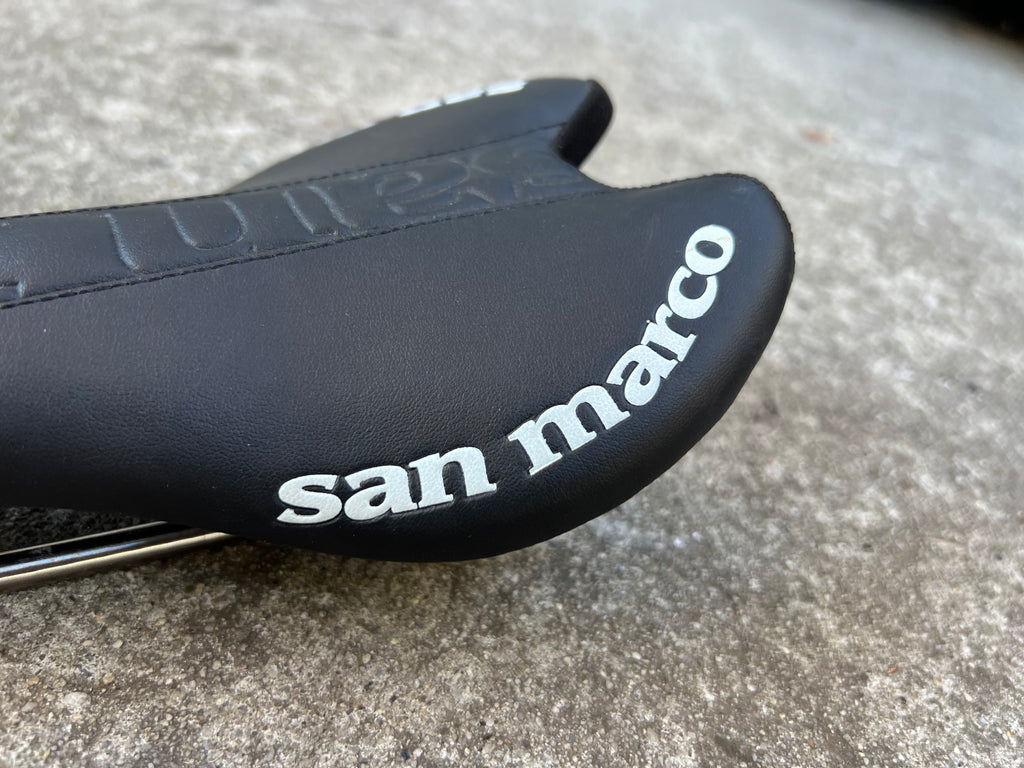 Selle San Marco Ponza Black Road Bike Racing Saddle 226g 270x125mm