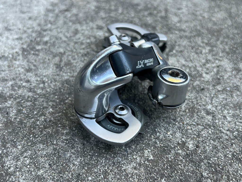 Shimano Deore XT RD-M737 8 Speed Rear Derailleur Long Cage Vintage MTB Mountain Bike
