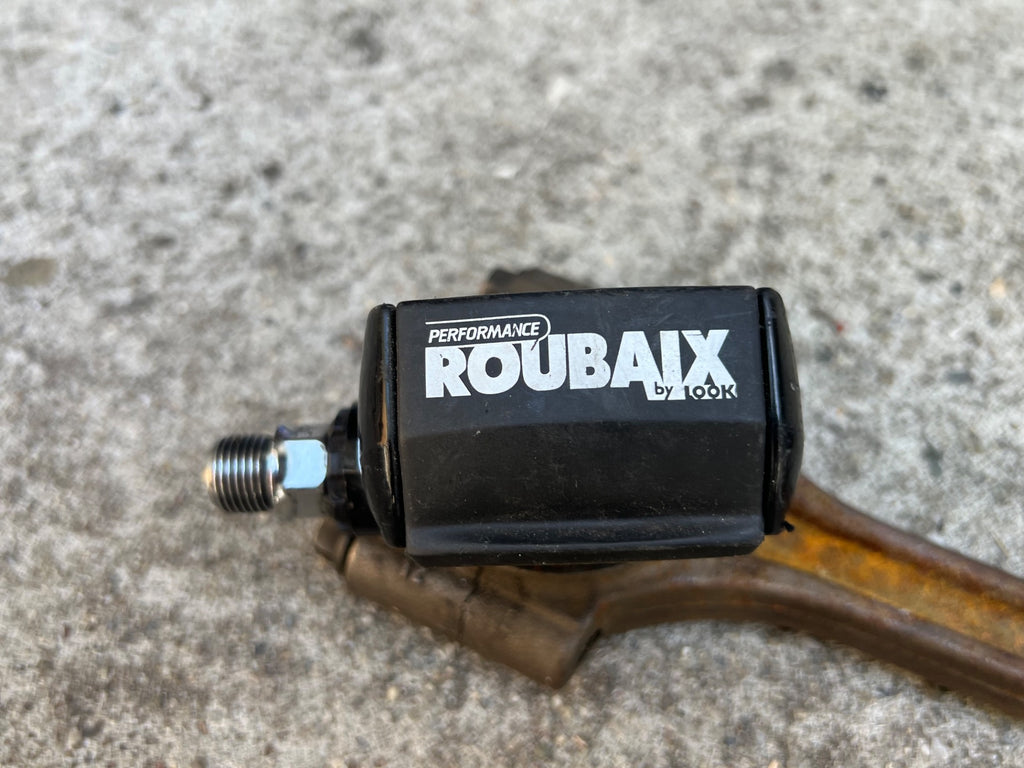 Used Look Roubaix Performance Clipless Pedals Black Vintage Retro Road ARC Gravel-Bicycle Bin