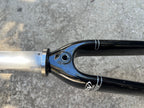 Used Bontrager Carbon OCLV Fork 700c 1 1/8” to 1 1/4” 9” Tapered Threadless Black-Bicycle Bin