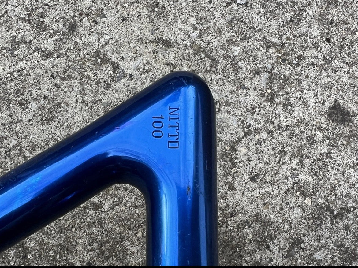 Nitto 100 Quill Stem 1” 25.4x100mm Blue Anodized Stem Track Road Bike Vintage - Image 7