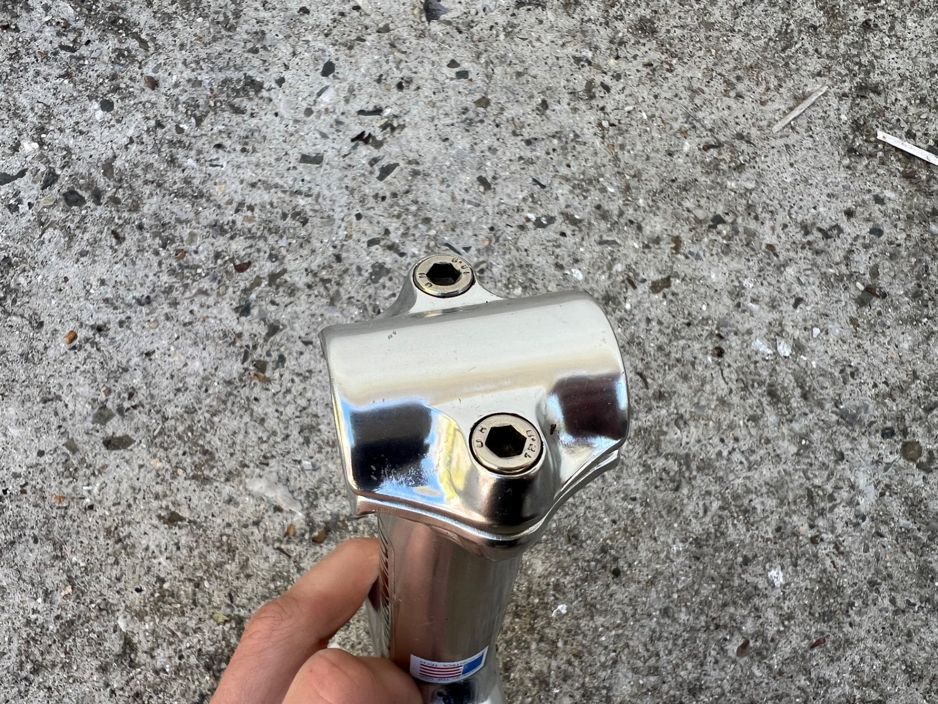 Control Tech 120x25.4mm Stem 1 1/8” Vintage Mountain Bike Silver Aluminum MTB  - Image 7