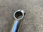 Used Titec 125x25.4mm Threadless Stem 1 1/8” Silver Aluminum MTB Mountain Bike 7 Deg-Bicycle Bin