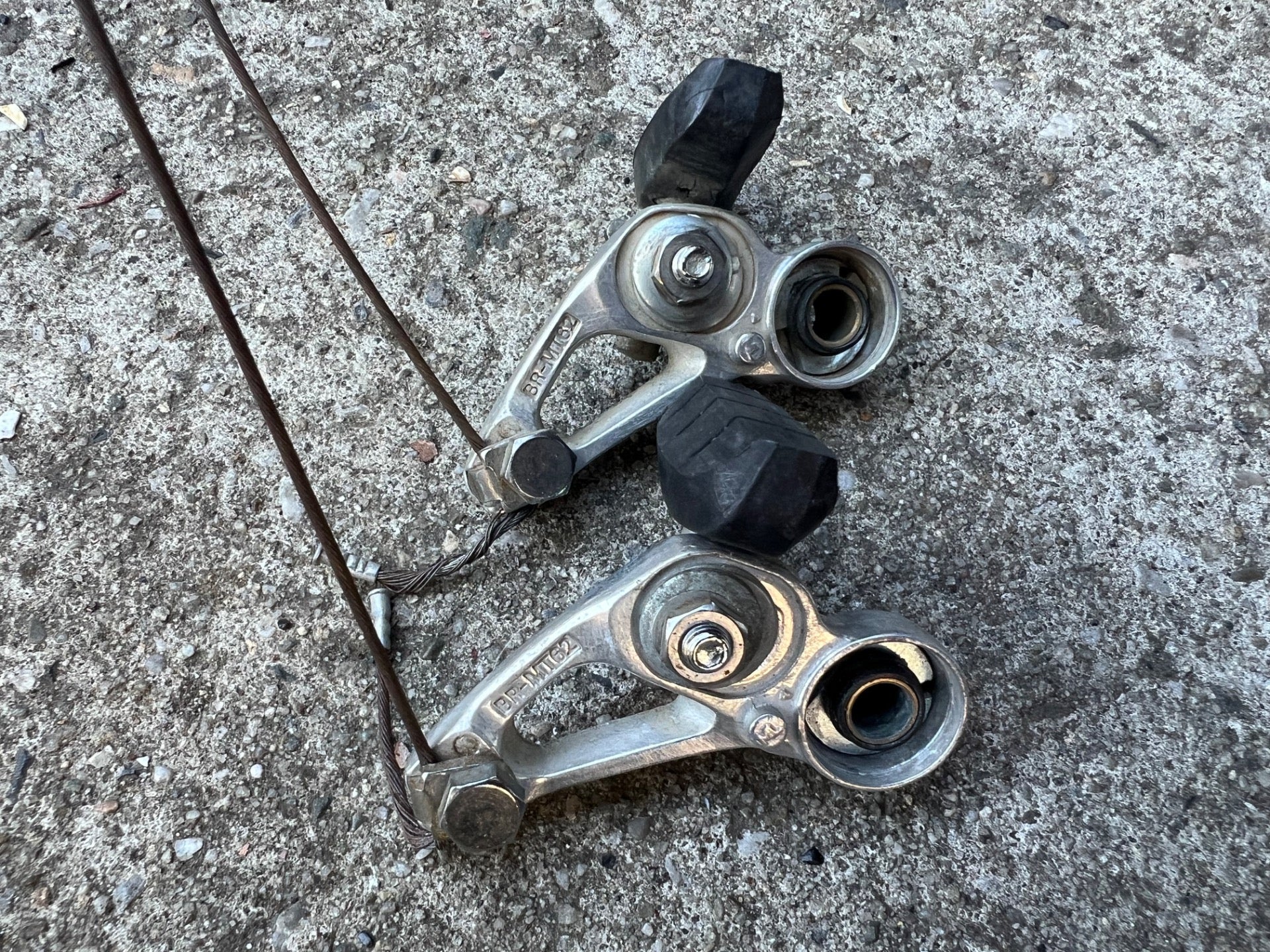 Shimano Deore BR-MT62 Brakes Brake Set Cantilver Vintage MTB Gravel Touring Gray - Image 8