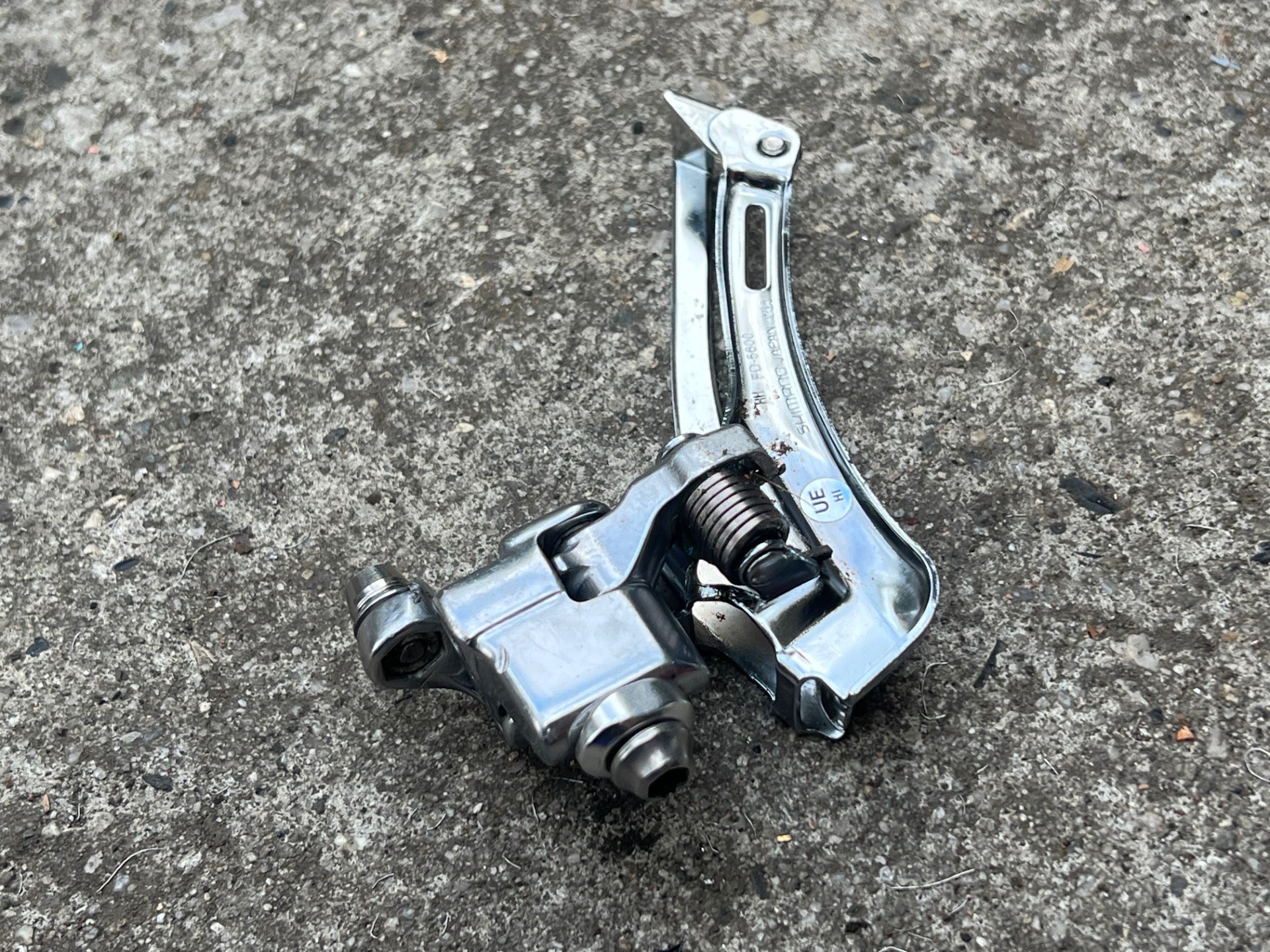 Shimano 105 FD-5600 Front Derailleur Braze On Bottom Pull Double Road 2x10 Speed - Image 7