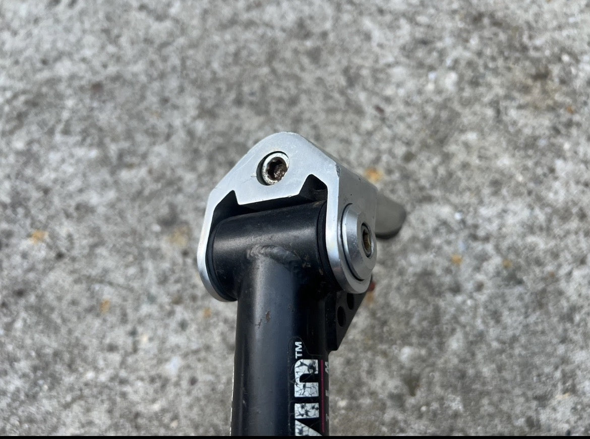 Girvin Flexstem 135mm 25.4mm 1” Steerer Vintage MTB Retro Black Silver Quill - Image 9