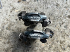 Used Shimano XTR M980 Clipless Pedals & Cleats SPD Mountain Gravel CX XC Bike Racing-Bicycle Bin