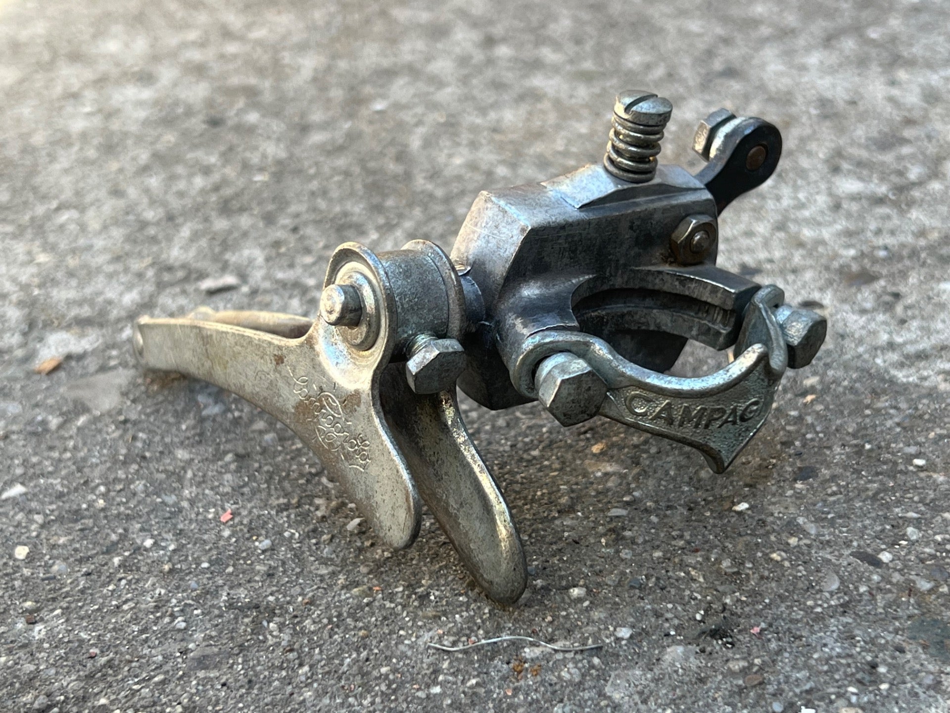 Campagnolo Matchbox 28.6mm Bottom Pull Front Derailleur Vintage Road Bike 5sp - Image 7