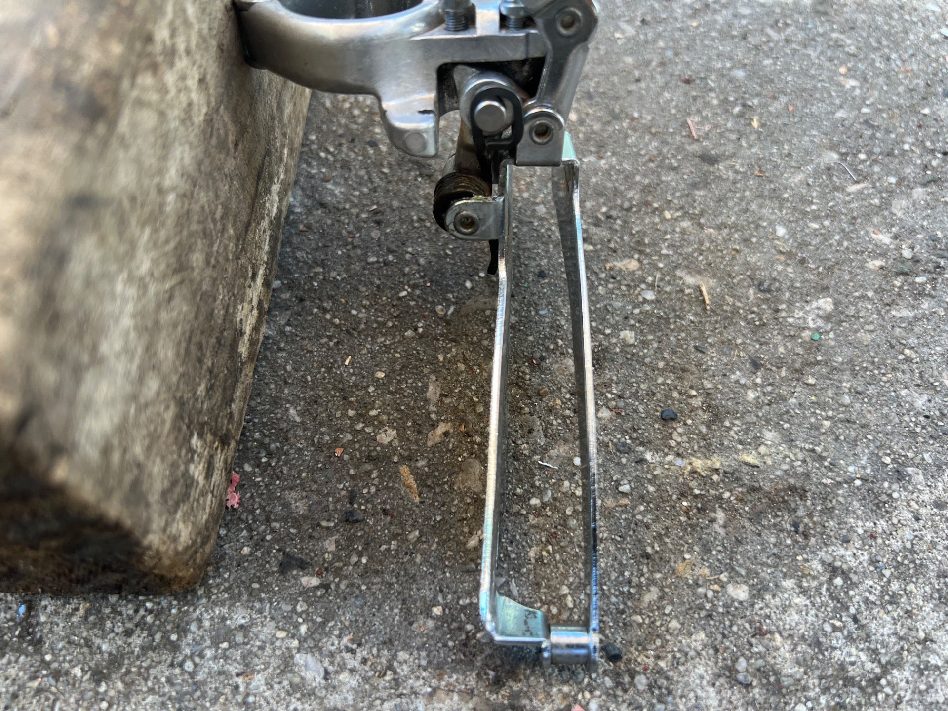Suntour AG Tech 28.6mm Bottom Pull Front Derailleur Alpine Gear Double Vintage  - Image 7