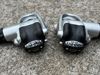 Used Campagnolo Centaur Clipless Pedals Pro Fit Vintage Road Gravel Bike Gray-Bicycle Bin
