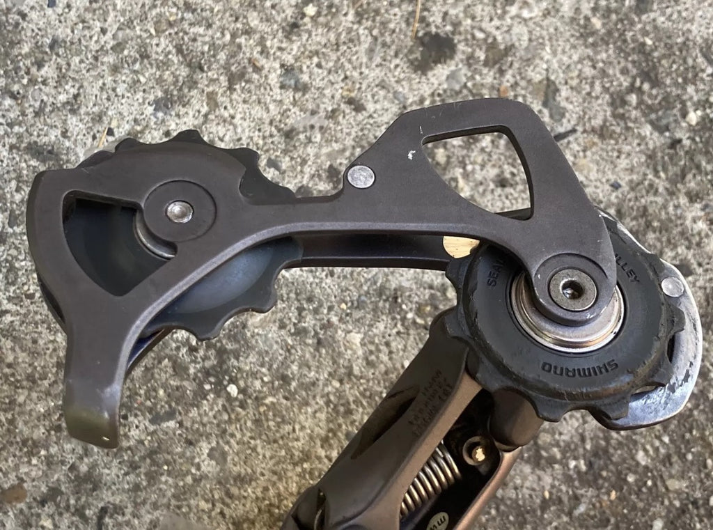 Shimano XTR RD-M953 Rear Derailleur 9 Speed Medium Cage Mid Gray Vintage MTB - Image 10