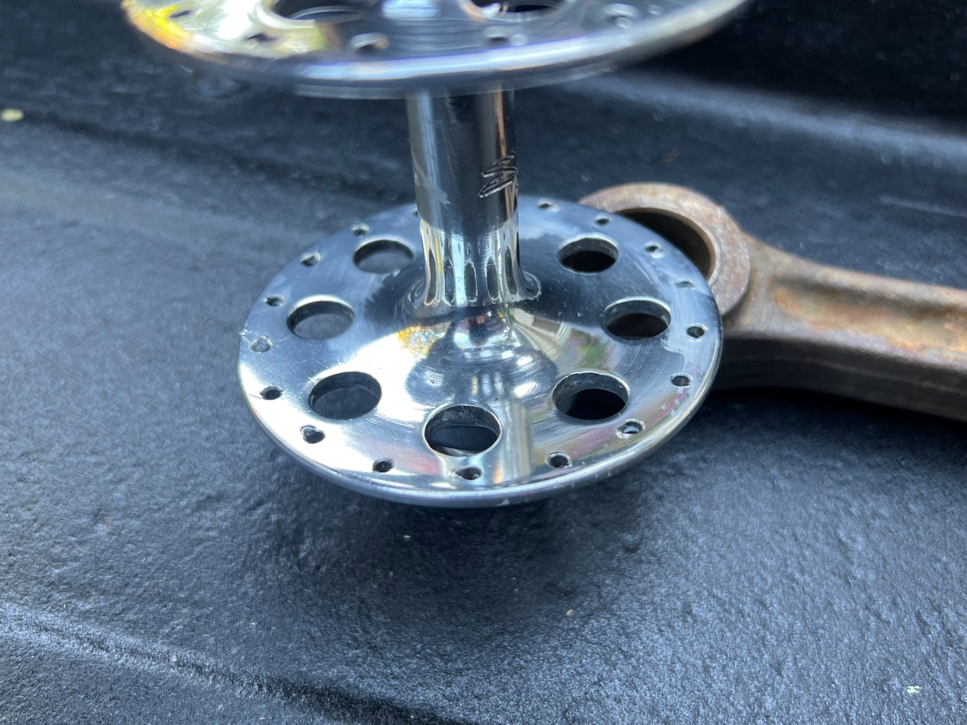 Campagnolo Nuovo Tipo 36H Hole High Flange Hubset 120mm Vintage Road Silver Camp - Image 12