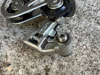 Used Huret Rival 6 Speed Rear Derailleur Short Cage Silver Vintage Retro Road Bike-Bicycle Bin