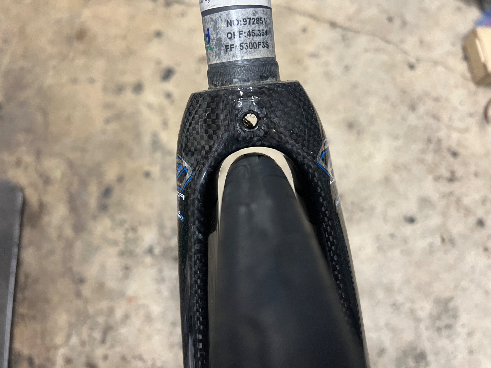 PLZ READ Ridley 4ZA Synope Carbon Fork 1 1/8” 11in Steerer Black Road Bike 700c - Image 12