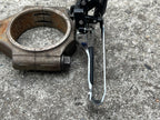 Used Shimano 105 FD-5801 Front Derailleur Bottom Pull Double Road 2x11 Speed Black-Bicycle Bin