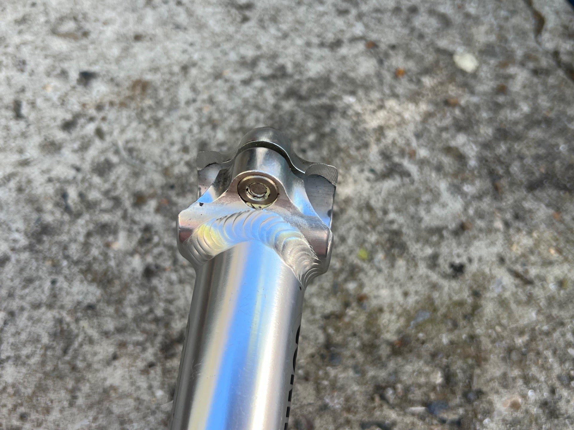 Control Tech 1” Threadless 130x26.0mm Stem Vintage Road Bike Track Silver Drop  - Image 7