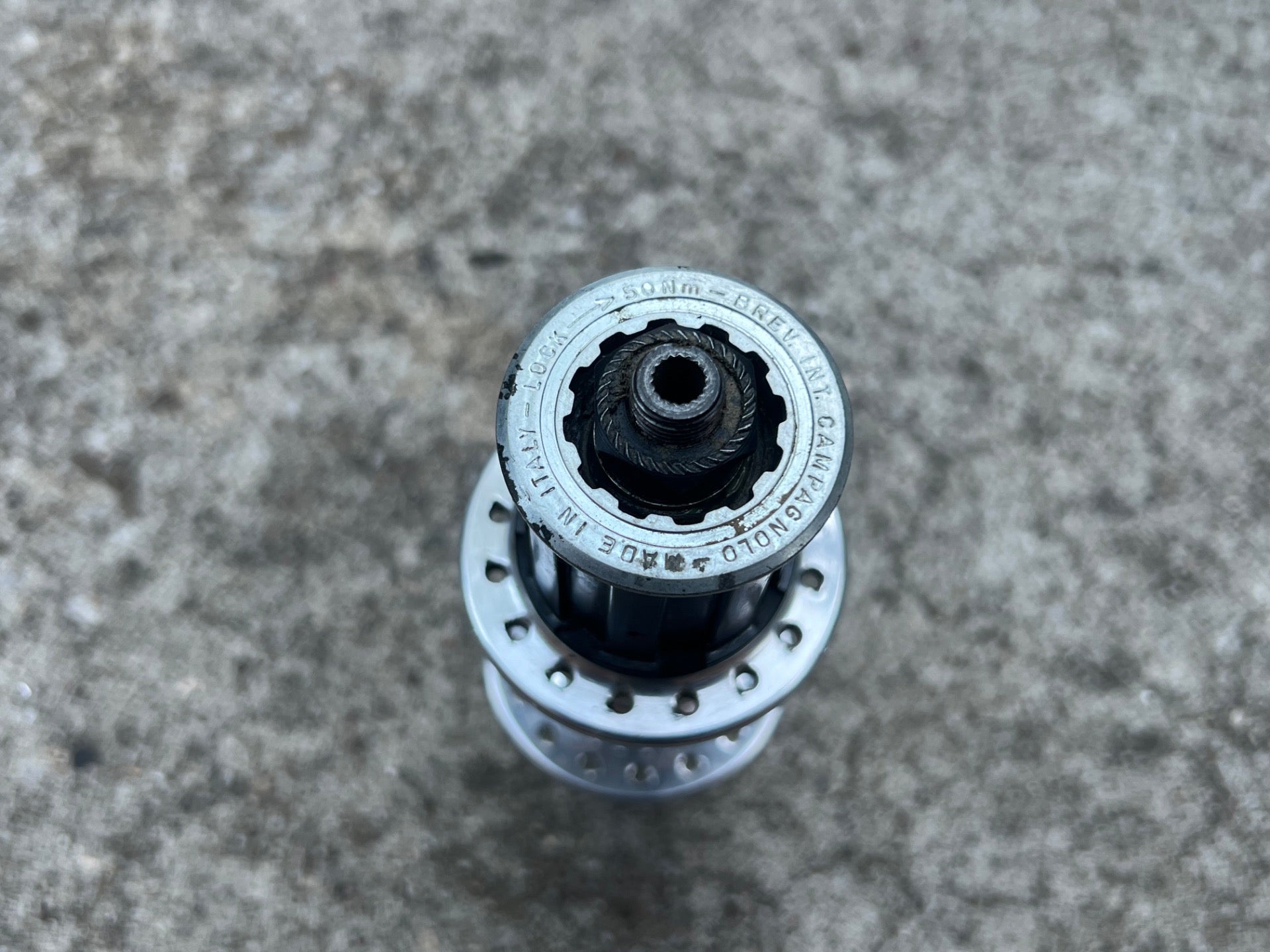 Campagnolo Record OR Icarus 32H Hole 135mm Rear Hub Vintage MTB 8 Speed Bike   - Image 7