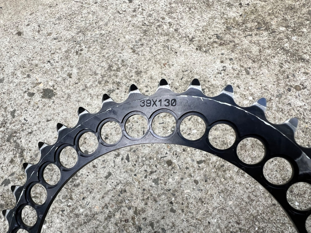 Rotor Q Rings 53/39T 130BCD Oval Chainring Set Road Black Racing Aluminum OCP - Image 7