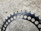 Used Rotor Q Rings 53/39T 130BCD Oval Chainring Set Road Black Racing Aluminum OCP-Bicycle Bin