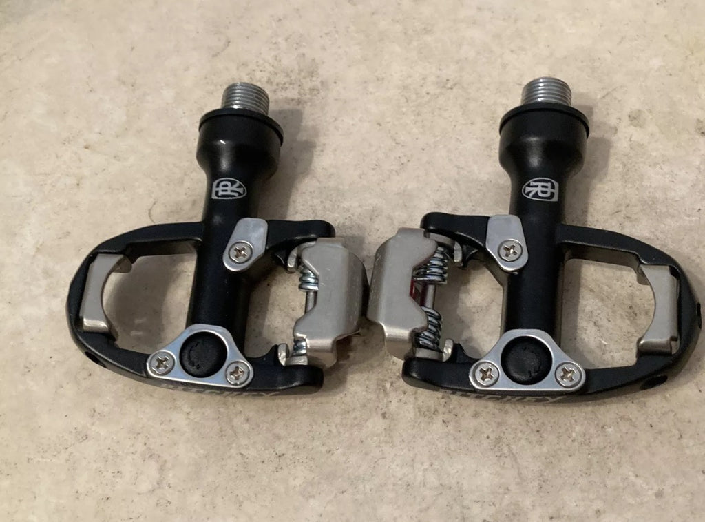 NOS NEW Ritchey Pro SPD-R Road Bike Clipless Pedals Vintage Matte Black Silver - Image 7
