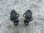 Used Time ATAC XS Titanium Carbon Pedals & Cleats Mountain Gravel MTB Clipless-Bicycle Bin