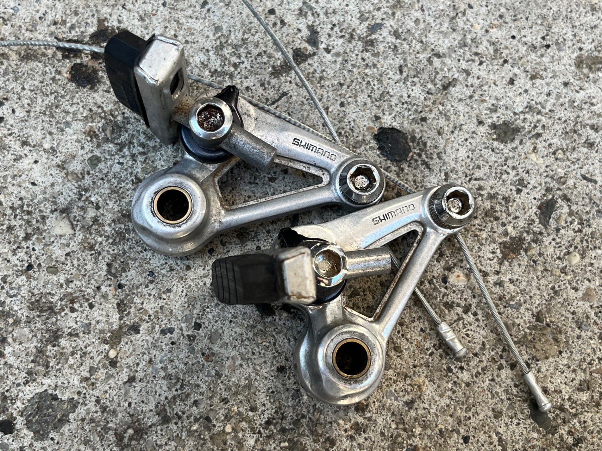 Shimano Deore XT BR-MC70 Cantilver Brakes Brake Set Vintage Retro MTB Touring  - Image 9