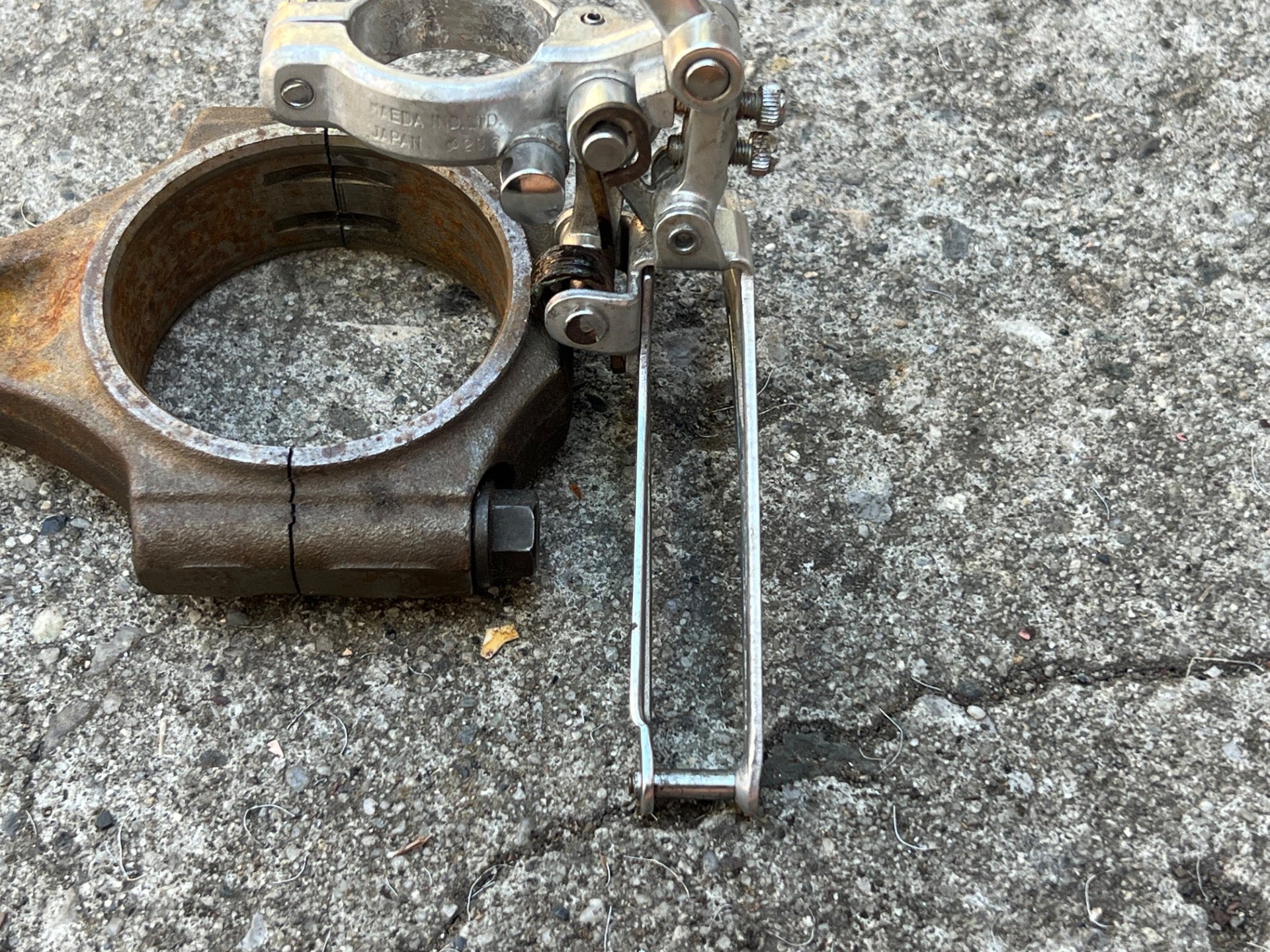 Suntour ARX 28.6mm Bottom Pull Front Derailleur Double Vintage Road Bike 80’s - Image 7