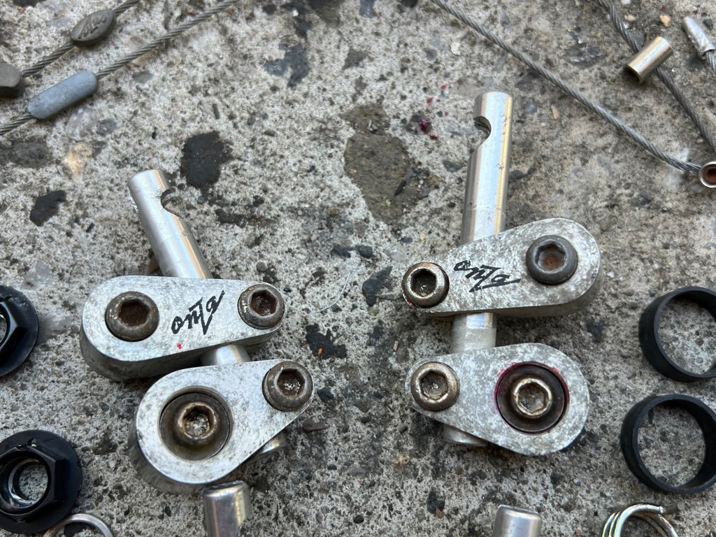CRACKED Onza HO High Output Cantilver Brakes Vintage Retro Mountain Bike Silver  - Image 11