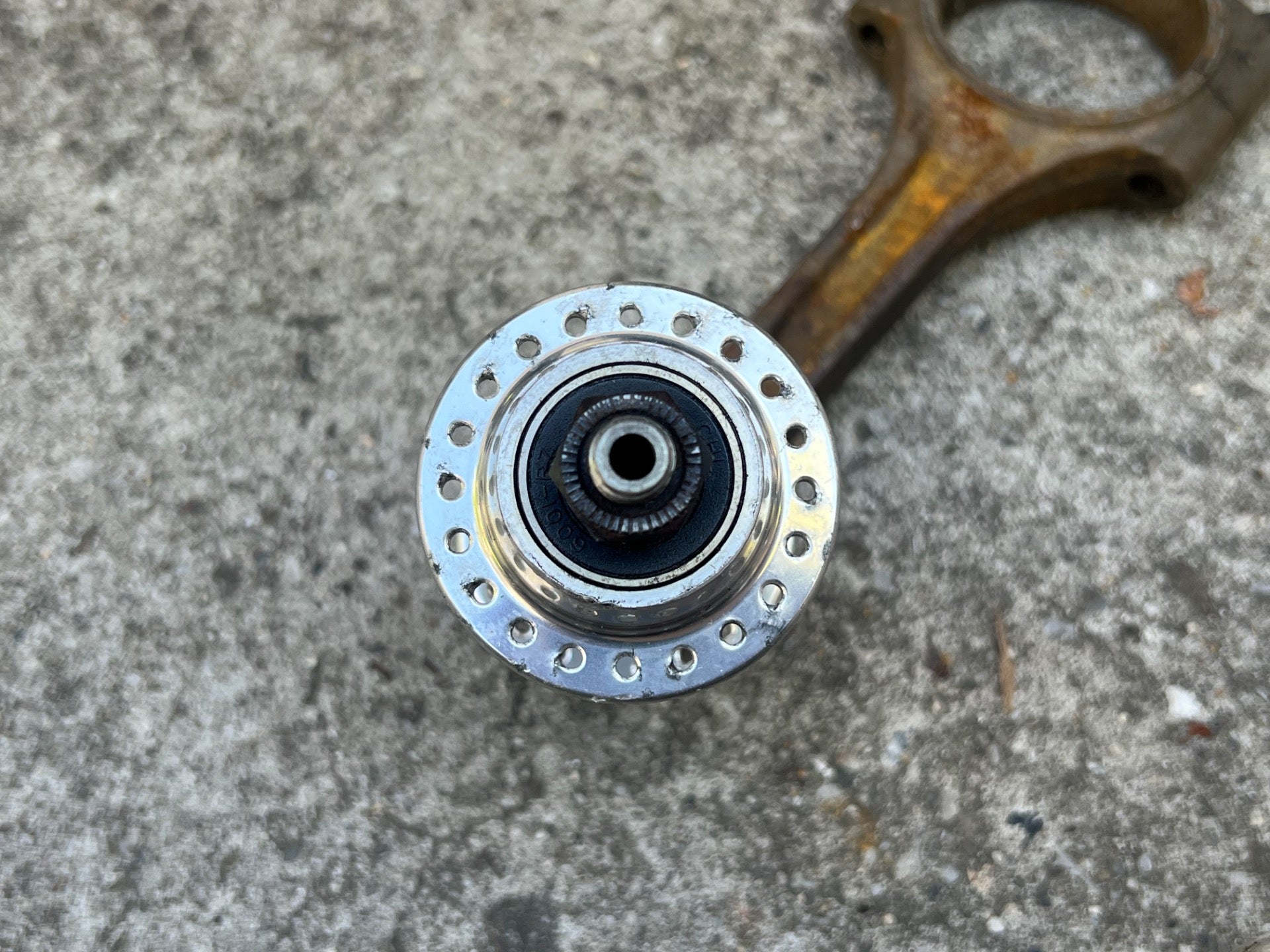 Sansin 126mm 40H Hole Rear Hub Vintage Road Touring Bike Silver Aluminum English - Image 7