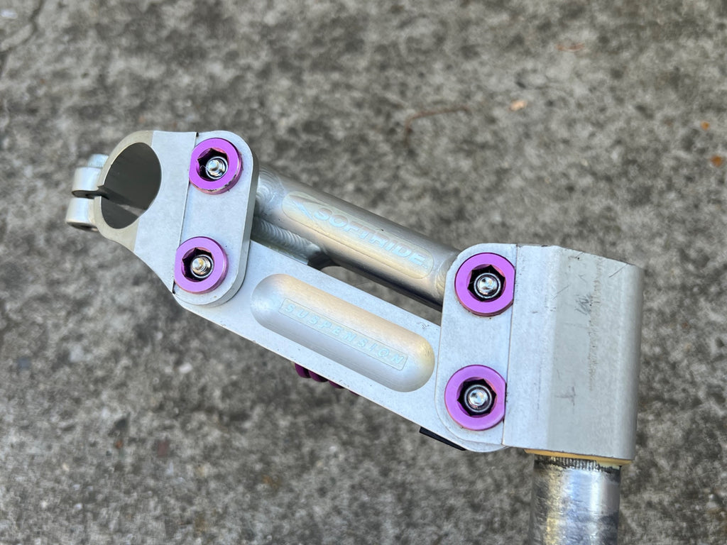 NICE Softride Suspension Stem 1” 1in 135x25.4mm Vintage Retro Mountain Bike MTB  - Image 8