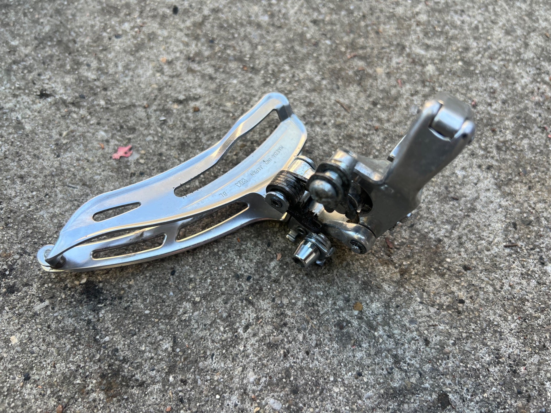 Suntour XC Reverse Pull 28.6mm Bottom Pull Triple Front Derailleur Vintage MTB  - Image 7