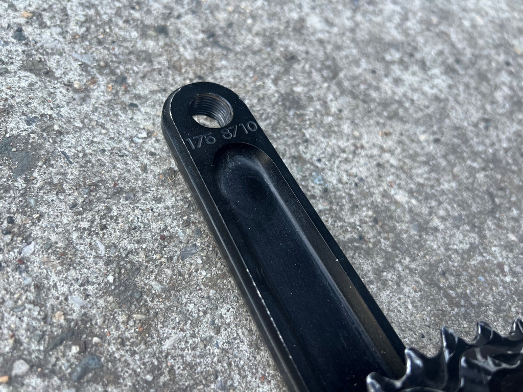 Raceface Deus XC Crankset 175mm 24mm GXP Spindle Black Mountain Bike Triple MTB  - Image 13