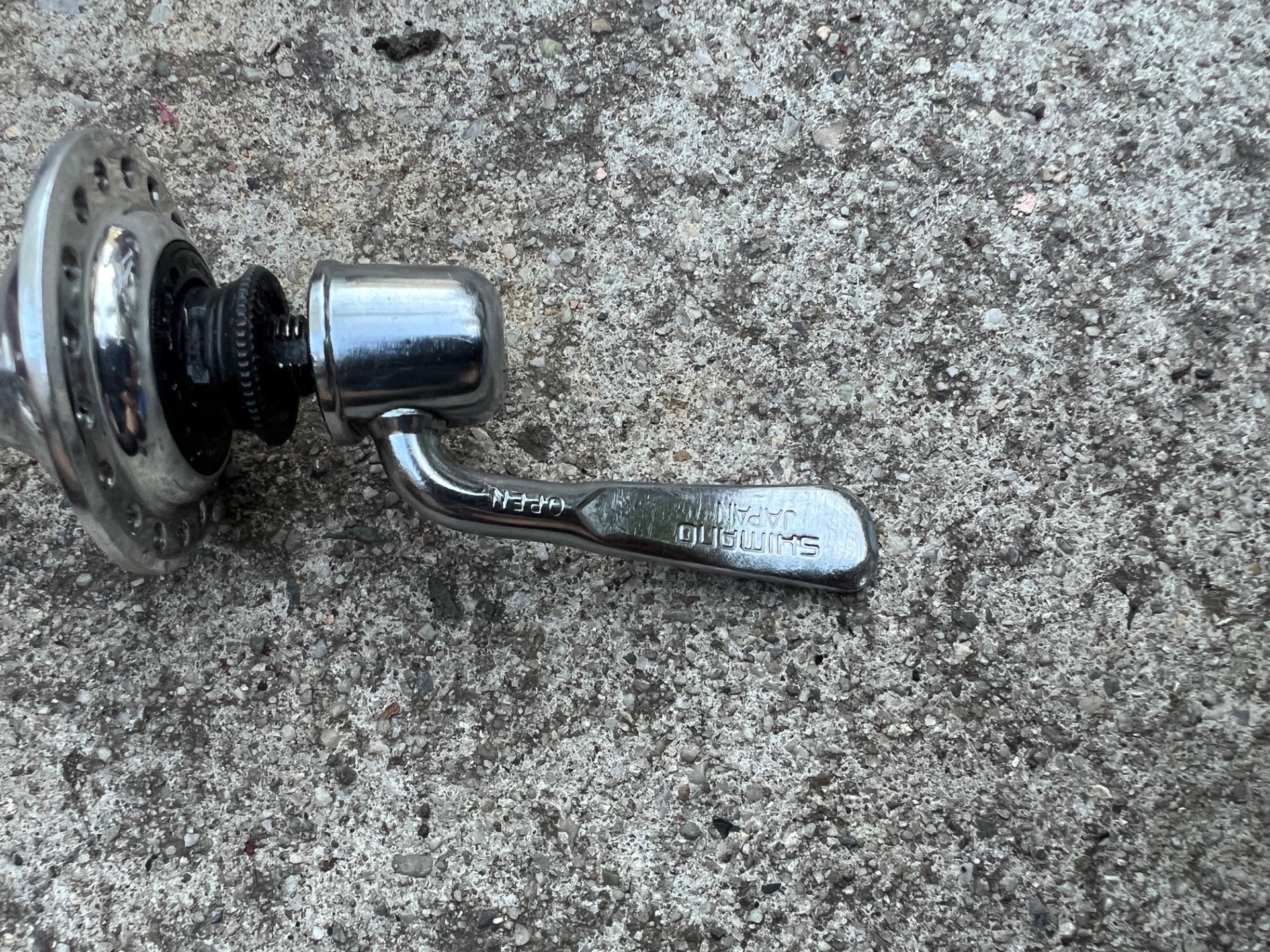 Shimano Dura Ace 7400 36H Hole Front Hub & Quick Release Vintage Road Bike   - Image 7