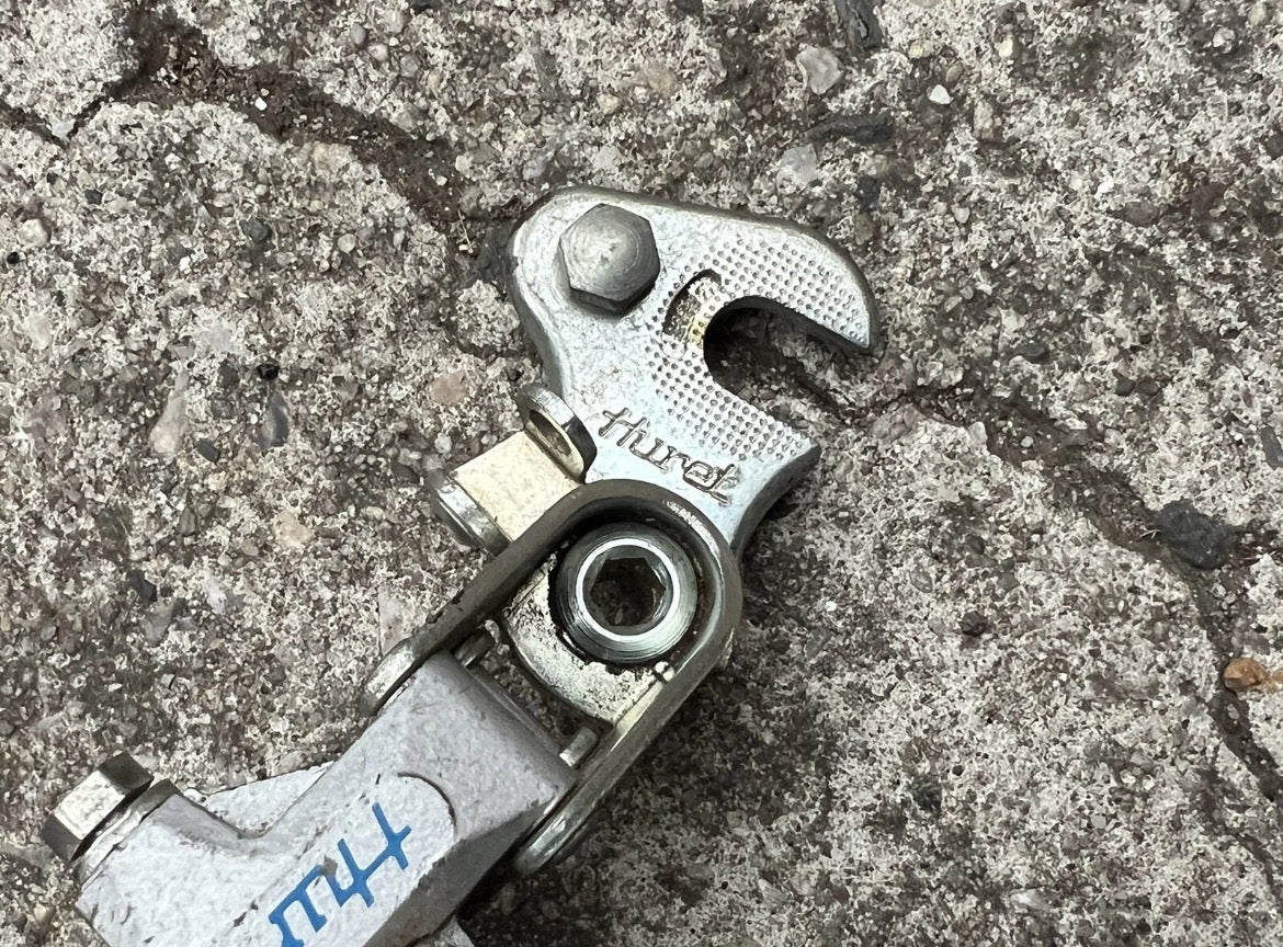 Huret ECO Short Cage Rear Derailleur Vintage Road Bike 5/6/7 Speed Silver Gray - Image 7