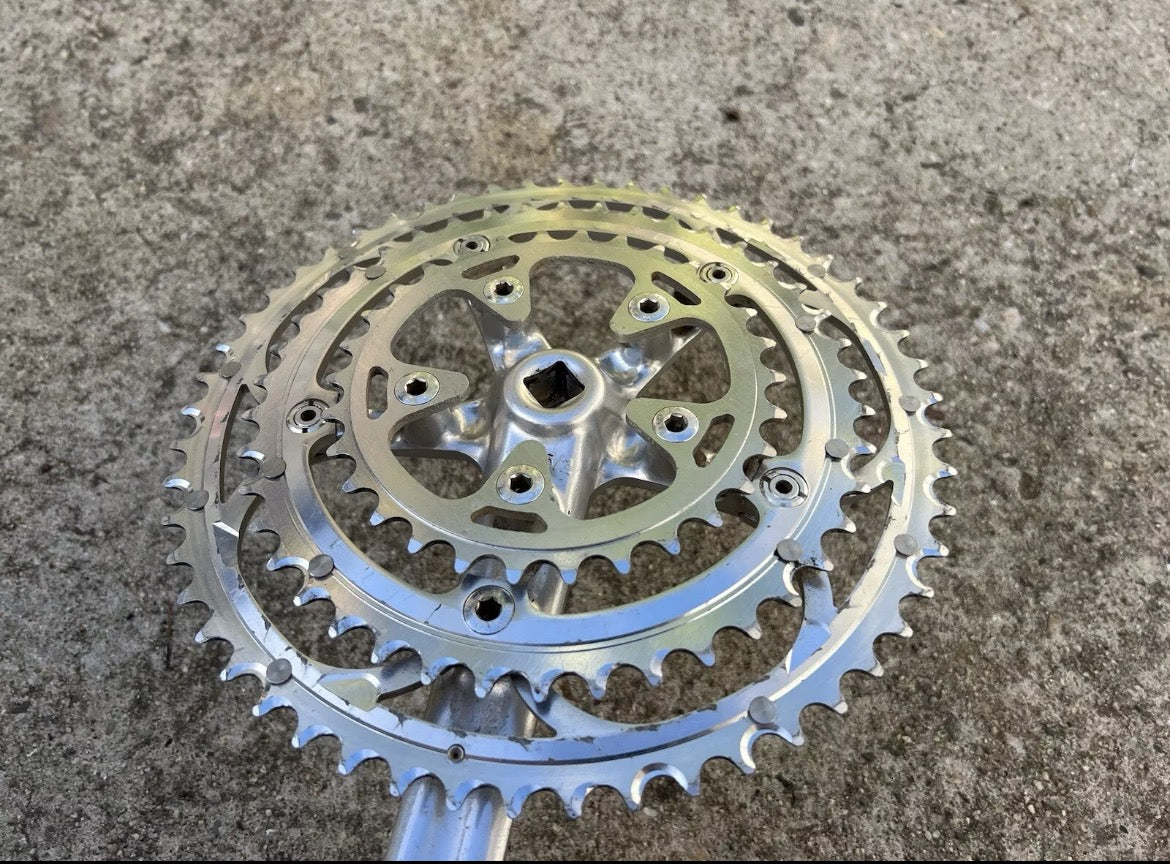 Campagnolo Record 10 Speed Triple Crankset 175mm 53-42-30 Road Touring Bike  - Image 9