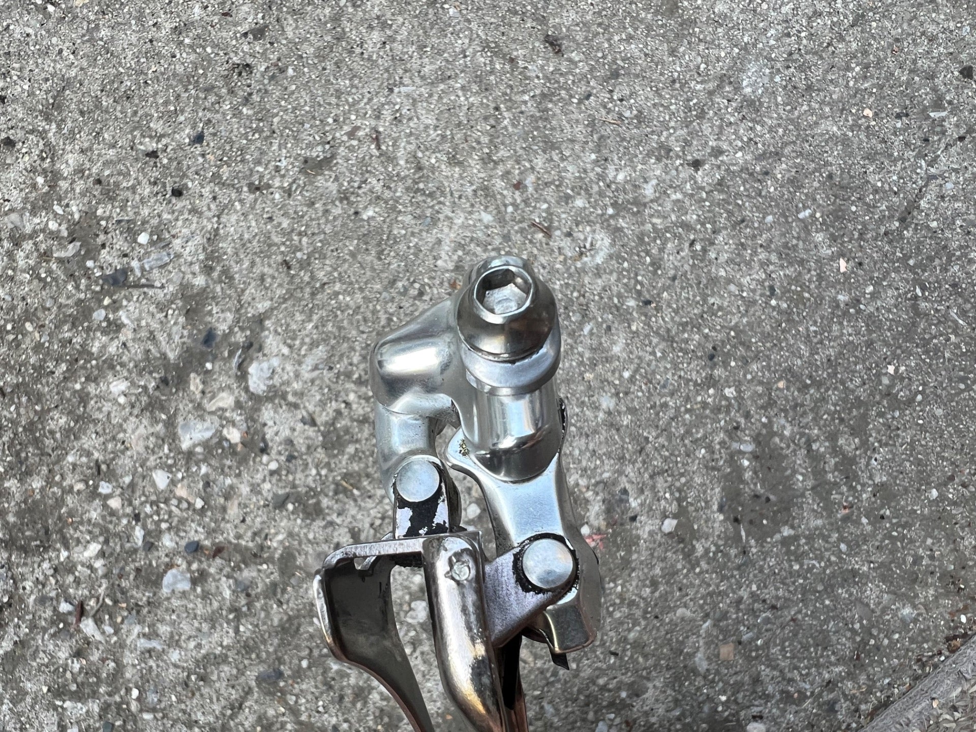 MINT Shimano Dura Ace FD-7700 Front Derailleur Braze On Bottom Pull 2x9 Speed  - Image 7