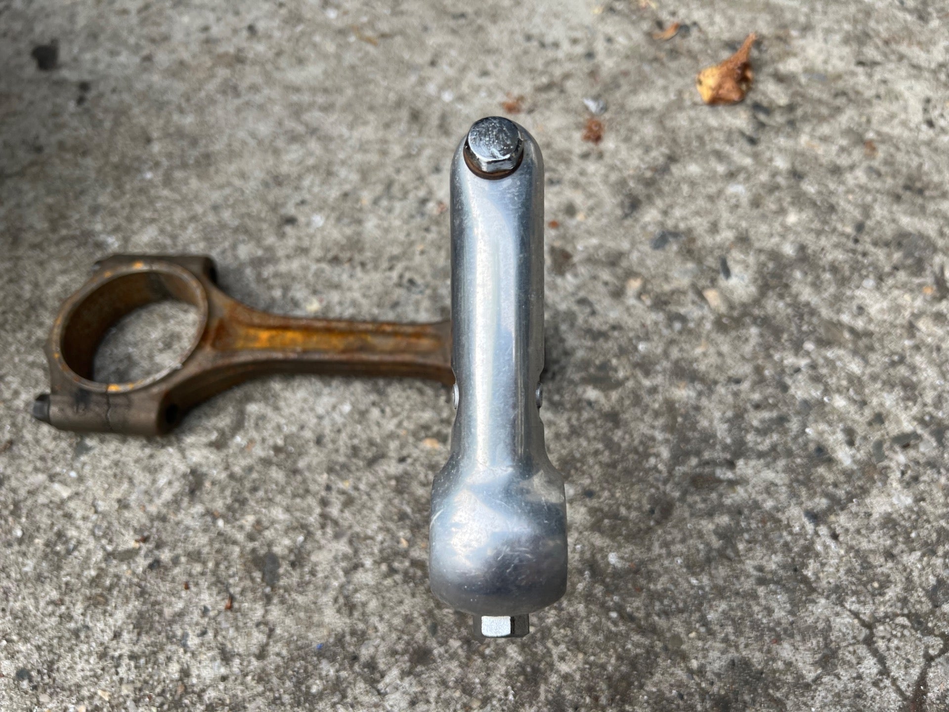 Schwinn 26.0x90mm 1in 21.1mm S Logo Quill Stem Vintage Road Bike Silver Touring  - Image 7