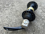 Used Shimano Deore LX 32H Hole HB-M564 Front Hub & Quick Release Vintage MTB Black-Bicycle Bin