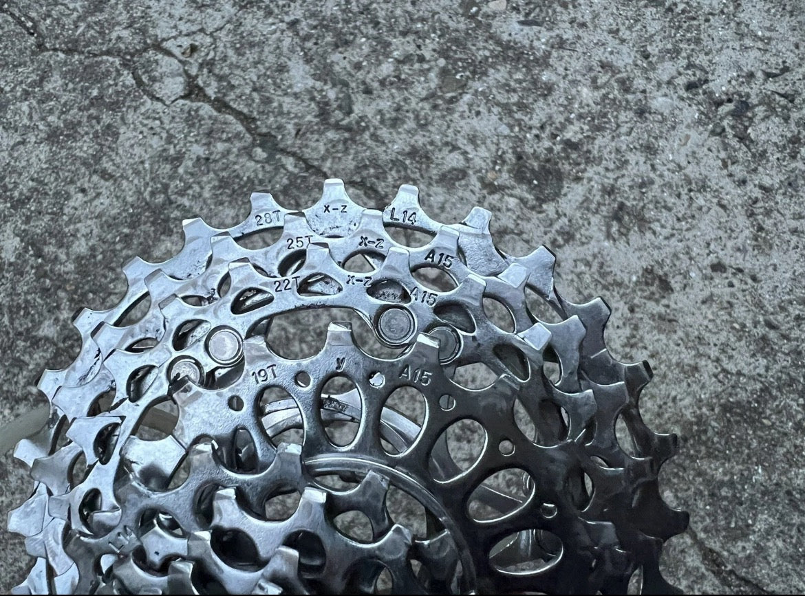 SRAM PG 1170 11 Speed Cassette 11-28T Road Gravel Touring CX Bike Silver Chrome - Image 7