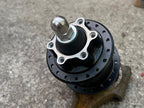 Used Generic Bike Dynamo Hub 6V-3W 36H Hole 100mm 6 Bolt Disc Front Bicycle Black-Bicycle Bin