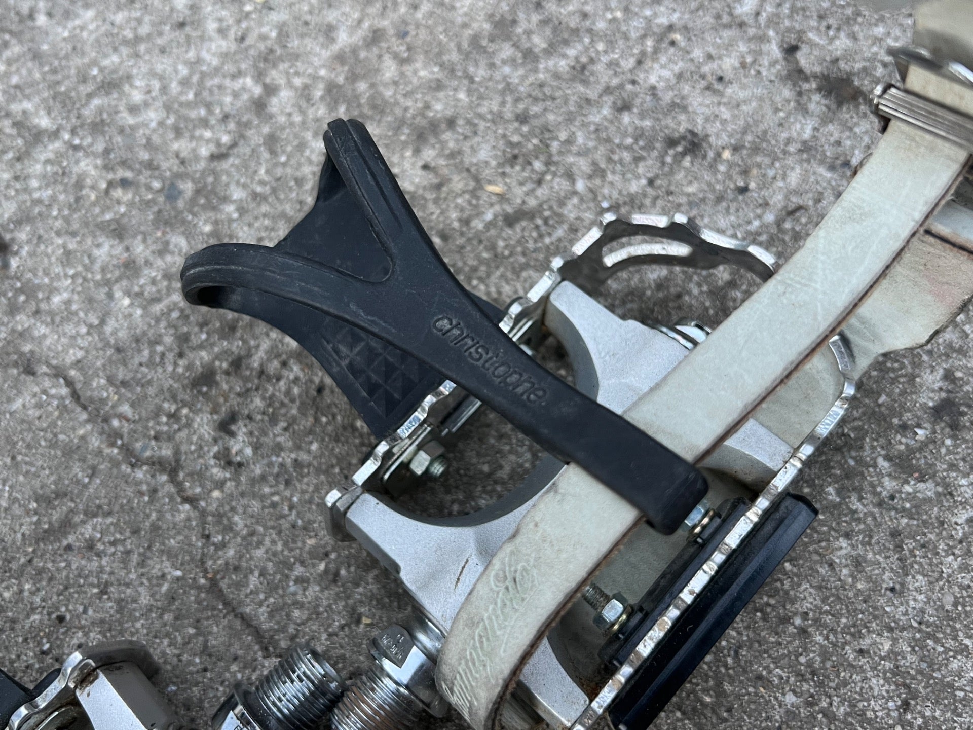 Campagnolo Centaur MTB Pedals Vintage 9/16 Mountain Bike 90’s Chrome Toe Strap - Image 9
