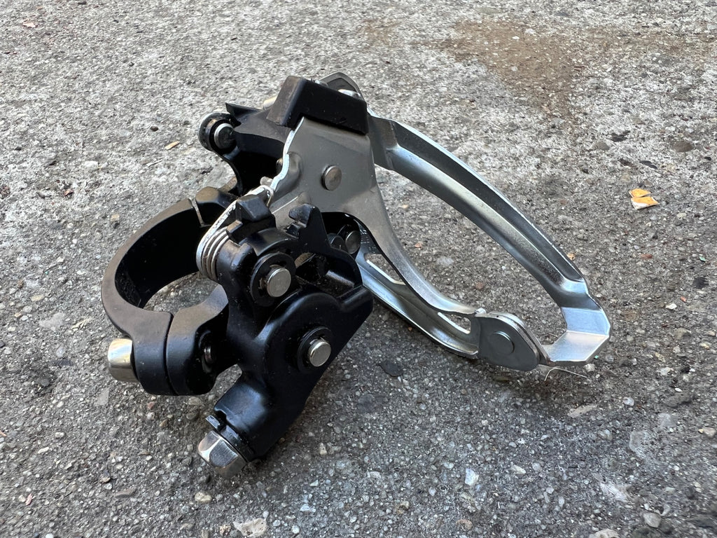 Shimano Deore FD-M615 34.9mm Dual Pull Double Front Derailleur MTB Touring Black - Image 7