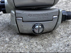 Used Shimano Look PD-1056 Clipless Pedals Vintage Road Bike Retro Gray Steel France-Bicycle Bin