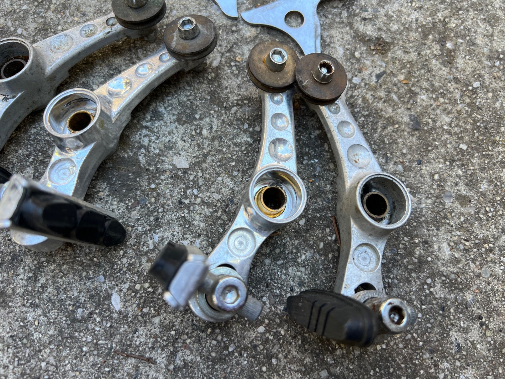 Suntour Roller Cam Brake Set Brakes Vintage MTB ATB Retro Mountain Bike Silver  - Image 9