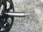 Used SRAM Rival GXP 24mm 34/50T 172.5mm Crankset Double Road Bike Black Aluminum 10sp-Bicycle Bin